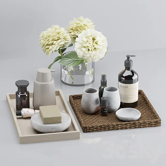 Bath set_005 3D Model