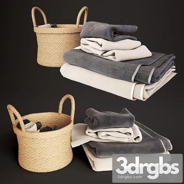 Bath Tovel 3 3D Model Download