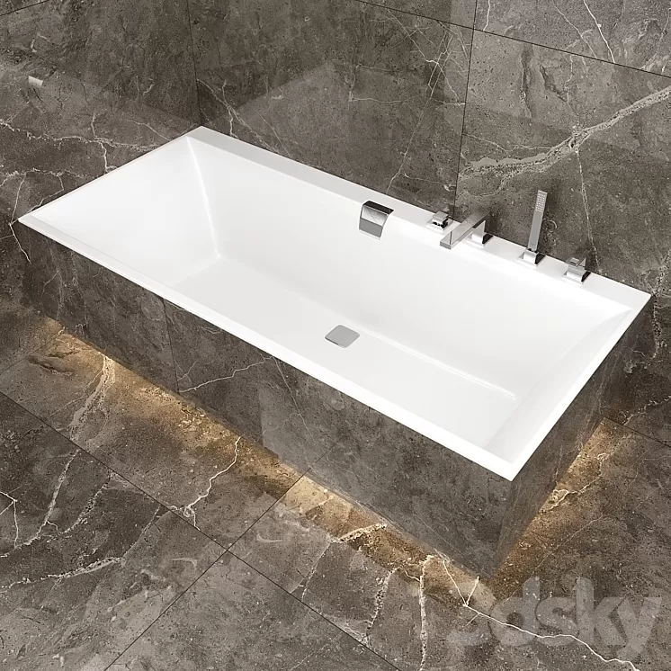 Bath Villeroy & Boch Squaro Edge 12. 3D Model Free Download Bath Villeroy & Boch Squaro Edge 12. 3D Model Free Download