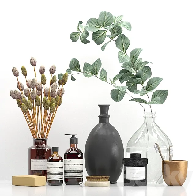 Bath_set_005 3D Model