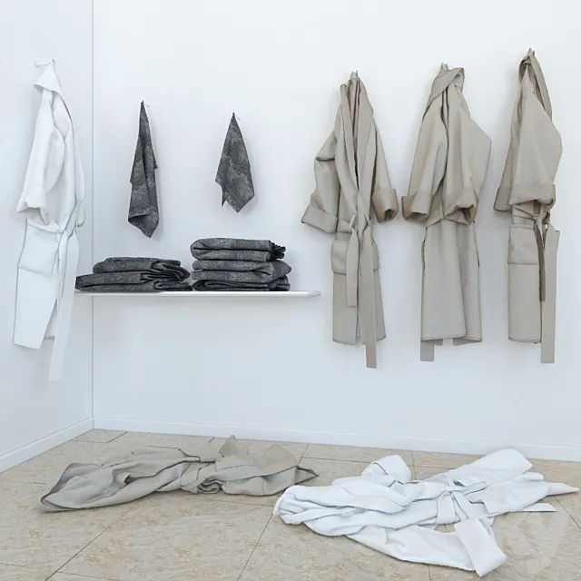 Bathrobe 3DModel Bathrobe 3DModel