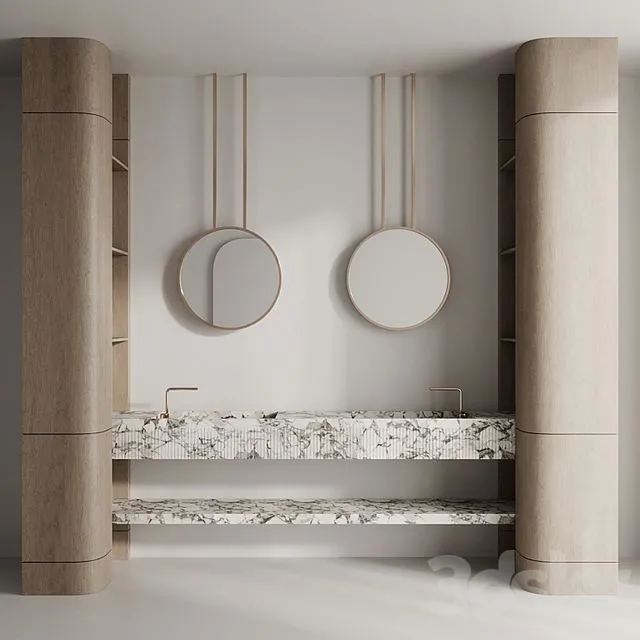 Bathroom 001 3D Model