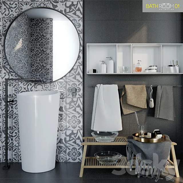 BathrOOm – 01 3D Model BathrOOm – 01 3D Model