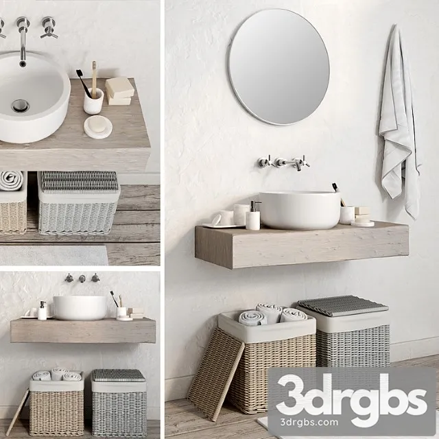 Bathroom 1 3D Model Download