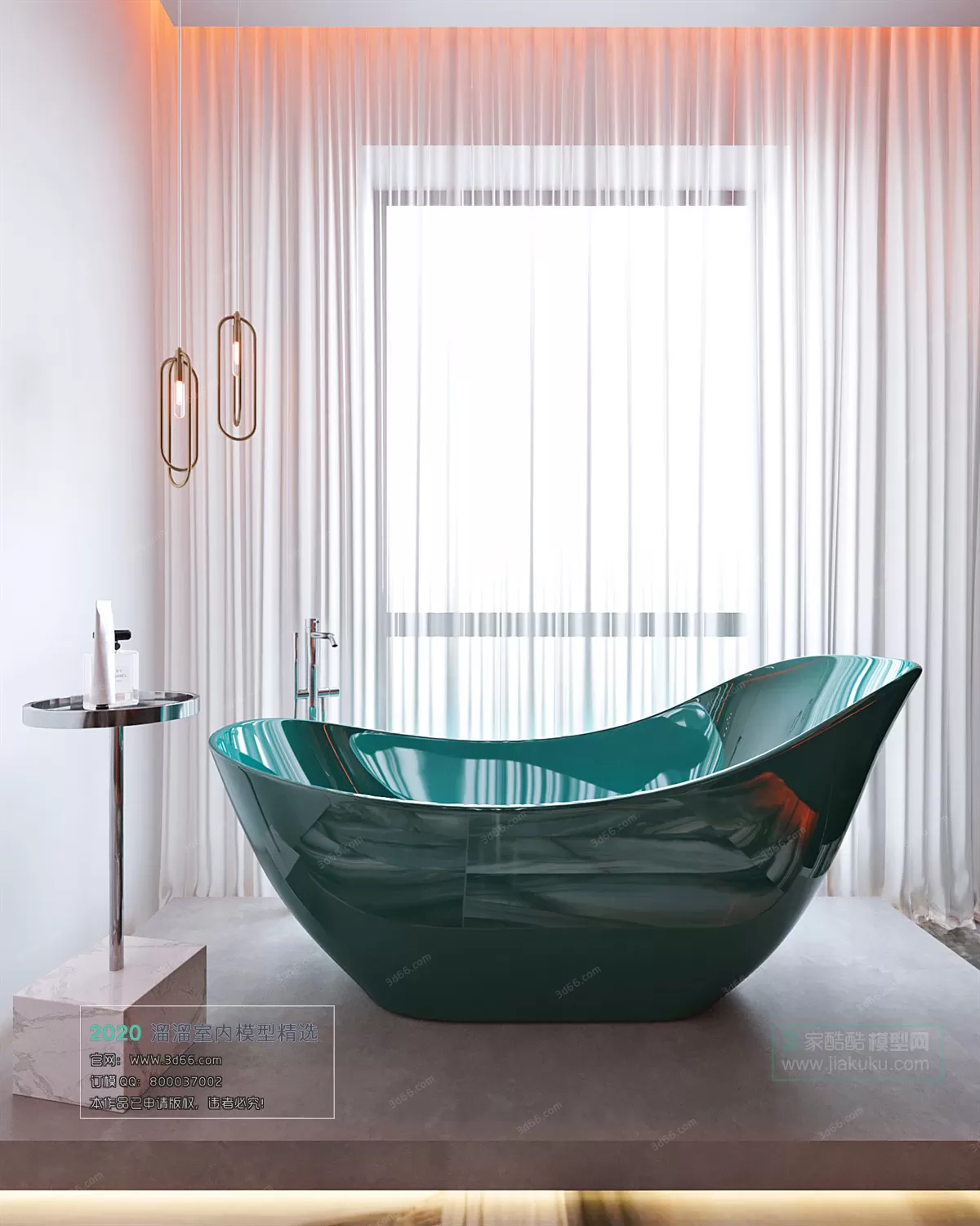 BATHROOM – 3D MODELS – MODERN STYLE – 006