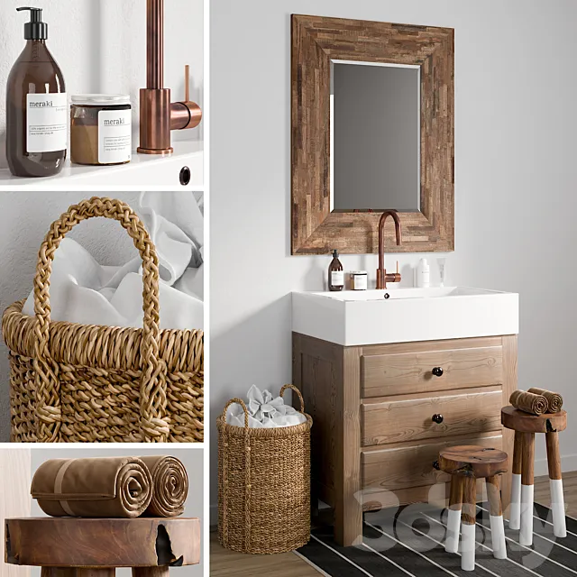 Bathroom 8 3D Model Bathroom 8 3D Model