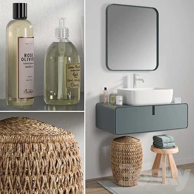 Bathroom 9 3DModel Bathroom 9 3DModel