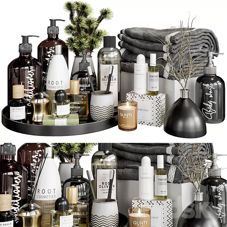 Bathroom accesories 07 3D Model Free Download Bathroom accesories 07 3D Model Free Download