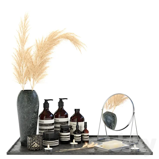 Bathroom accessories 02 3DModel