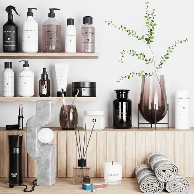 bathroom accessories 02 bondiwash 3D Model bathroom accessories 02 bondiwash 3D Model