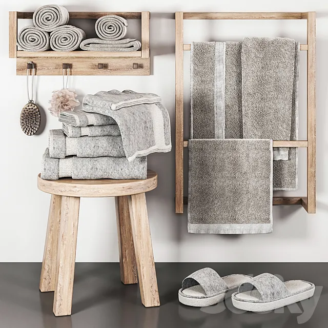 bathroom accessories 03 3D Model bathroom accessories 03 3D Model