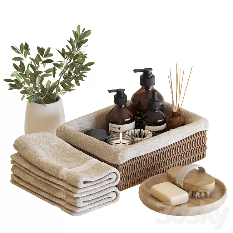 Bathroom Accessories-06 3D Model Free Download Bathroom Accessories-06 3D Model Free Download