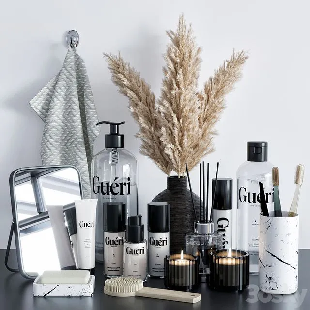 bathroom accessories 06 3D Model