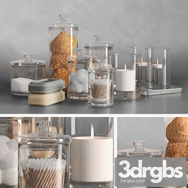 Bathroom Accessories 1 3 3D Model Download