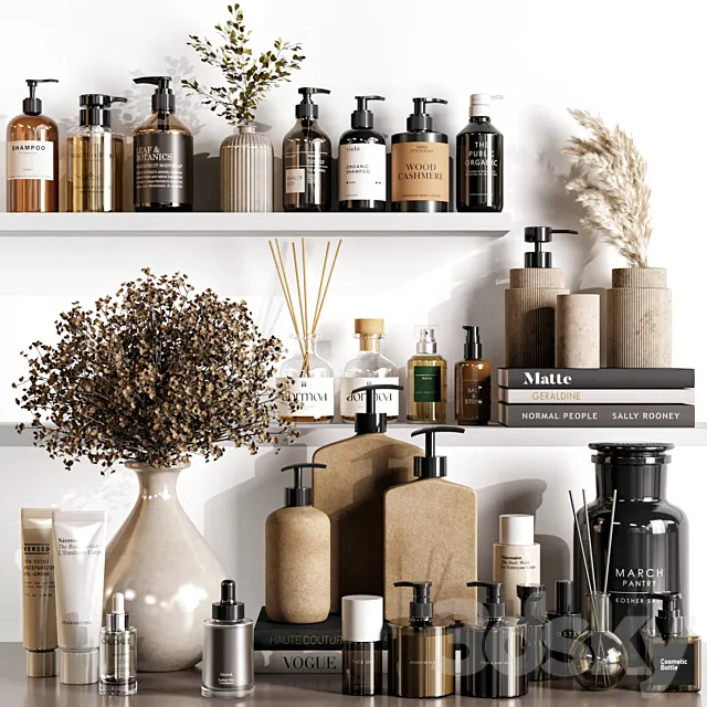 bathroom accessories 10 3D Model bathroom accessories 10 3D Model