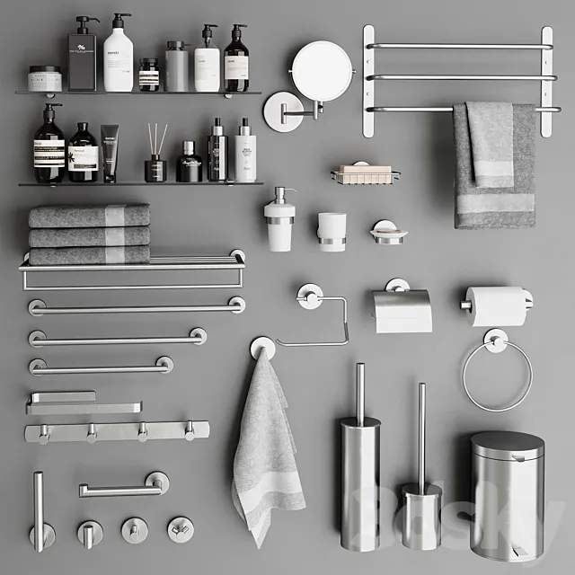 Bathroom accessories 11 3D Model