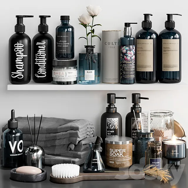 Bathroom accessories 12 3D Model