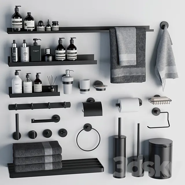 Bathroom accessories 13 3D Model