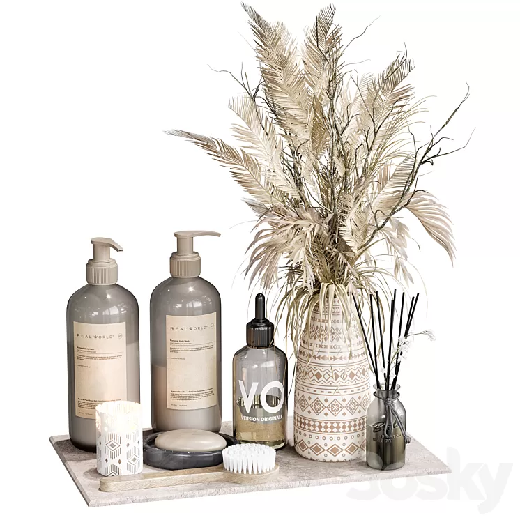 Bathroom accessories 13 3D Model Free Download Bathroom accessories 13 3D Model Free Download