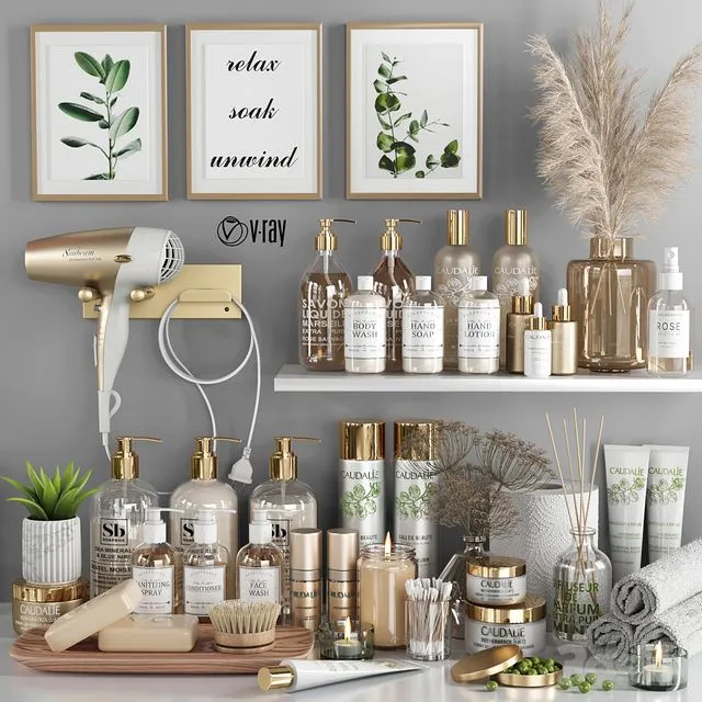 bathroom accessories 15_vray 3D Model bathroom accessories 15_vray 3D Model