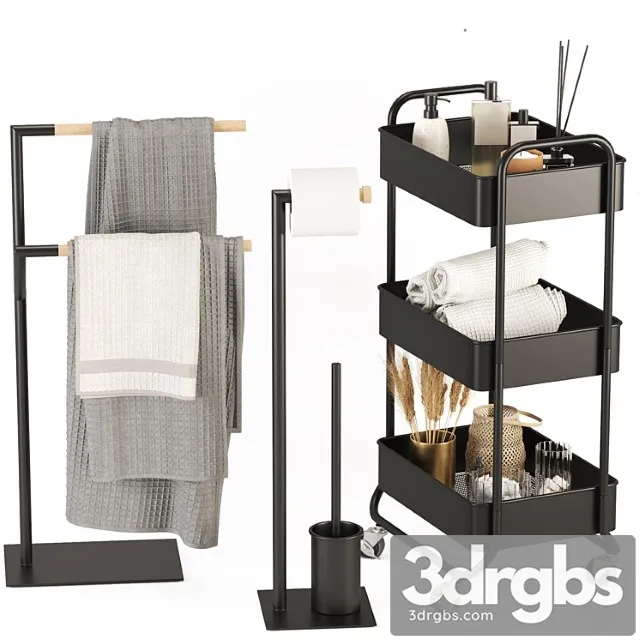 Bathroom Accessories 16 Made Company 1 3D Model Download