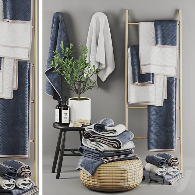 bathroom accessories-17 3D Model bathroom accessories-17 3D Model