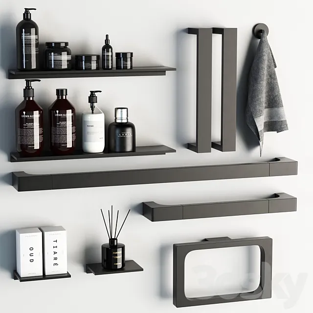 Bathroom accessories 17 3DModel