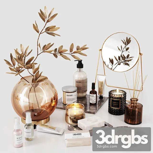 Bathroom Accessories 2 8 3D Model Download