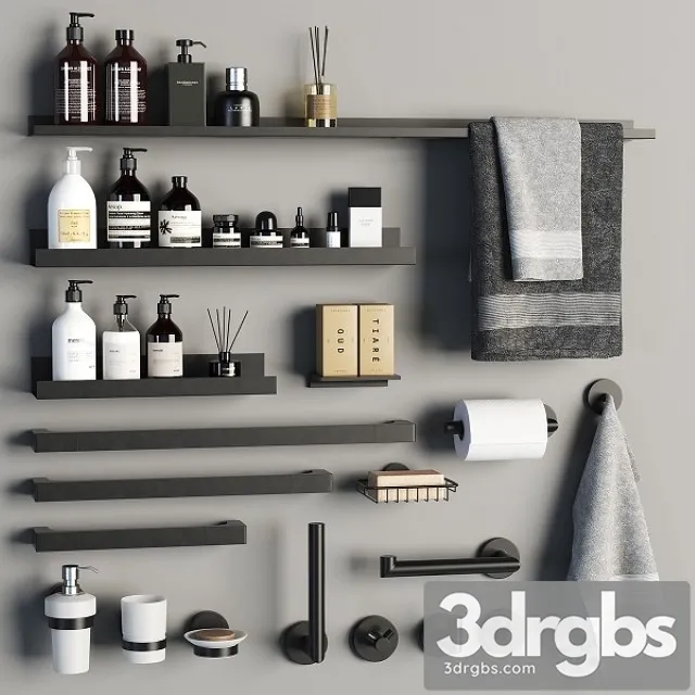 Bathroom Accessories 25 3D Model Download