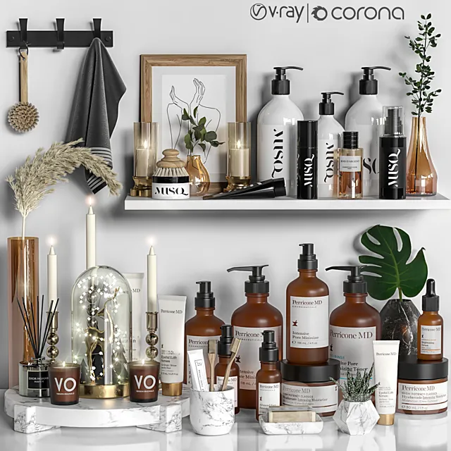 Bathroom accessories 27 3D Model