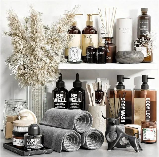 Bathroom Accessories 27 and decor 3D Model