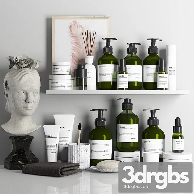 Bathroom Accessories 3 3D Model Download