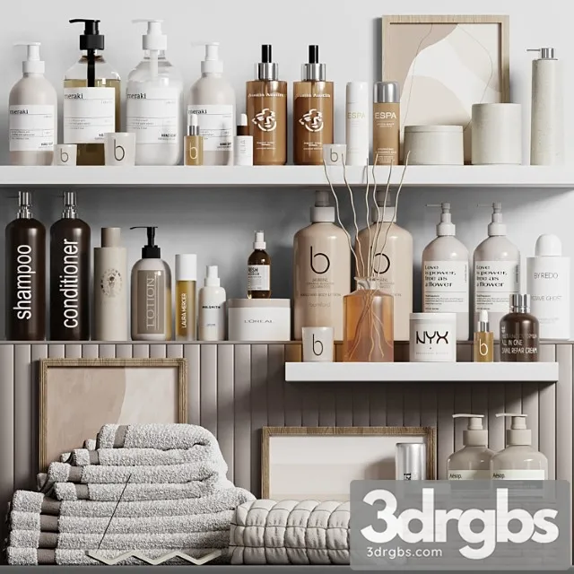 Bathroom Accessories 30 3D Model Download