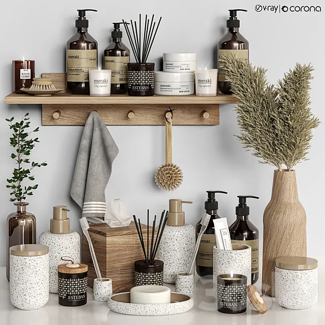 Bathroom accessories 32 3DModel