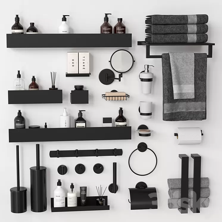 Bathroom Accessories 37 3D Model