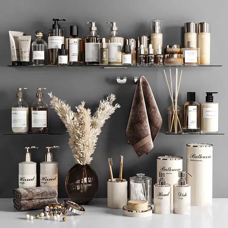 bathroom accessories 38 3D Model Free Download bathroom accessories 38 3D Model Free Download