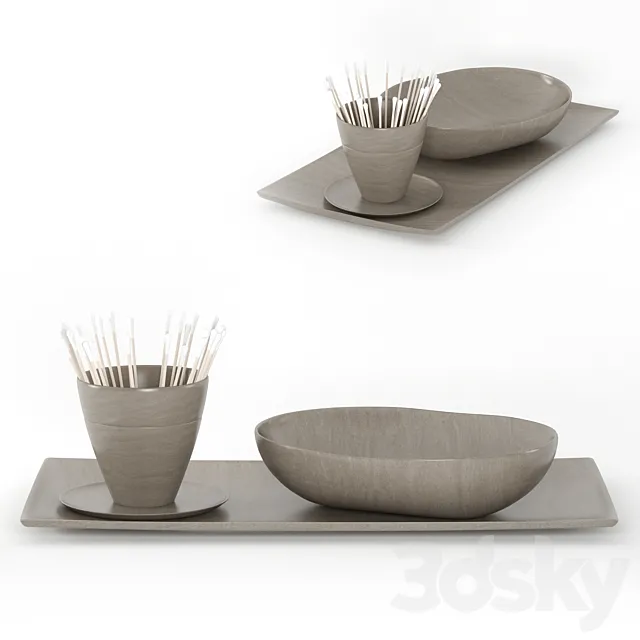 bathroom accessories 3D Model bathroom accessories 3D Model