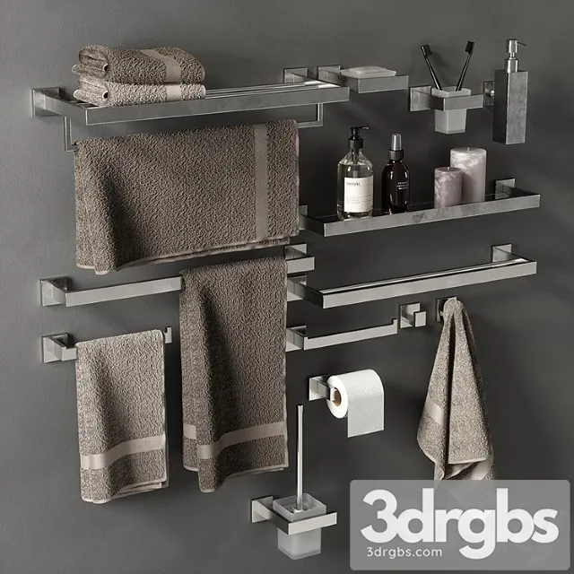 Bathroom Accessories 3D Model Download
