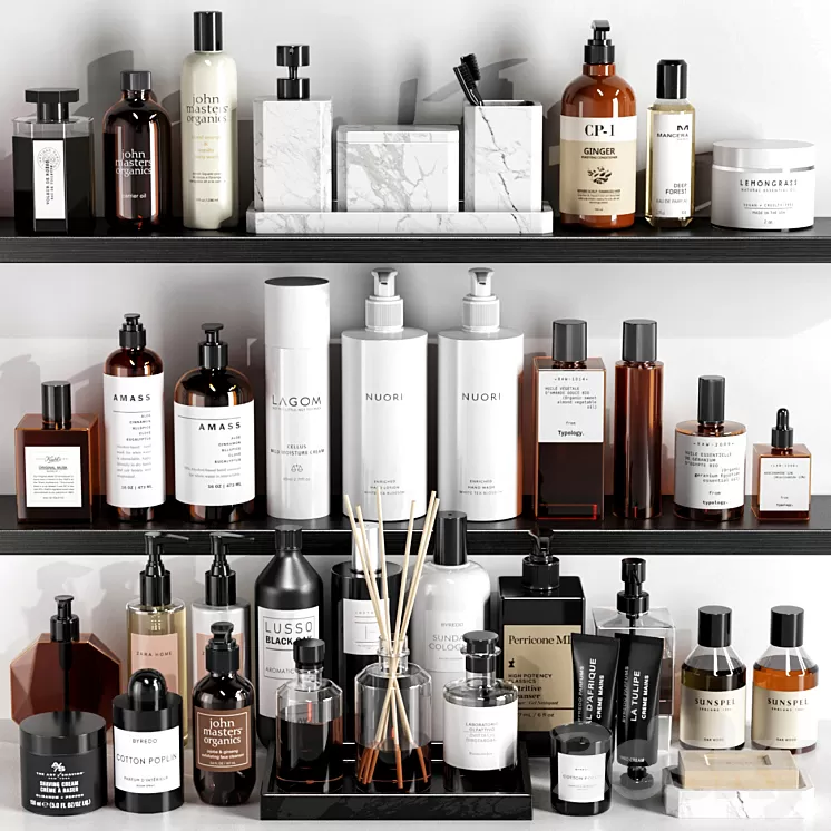 Bathroom accessories 4 3D Model