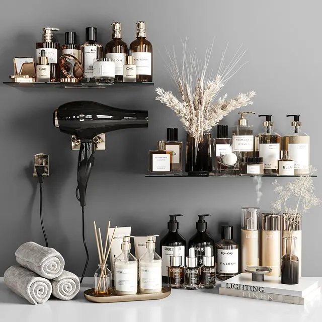 Bathroom accessories 41 3D Model Bathroom accessories 41 3D Model