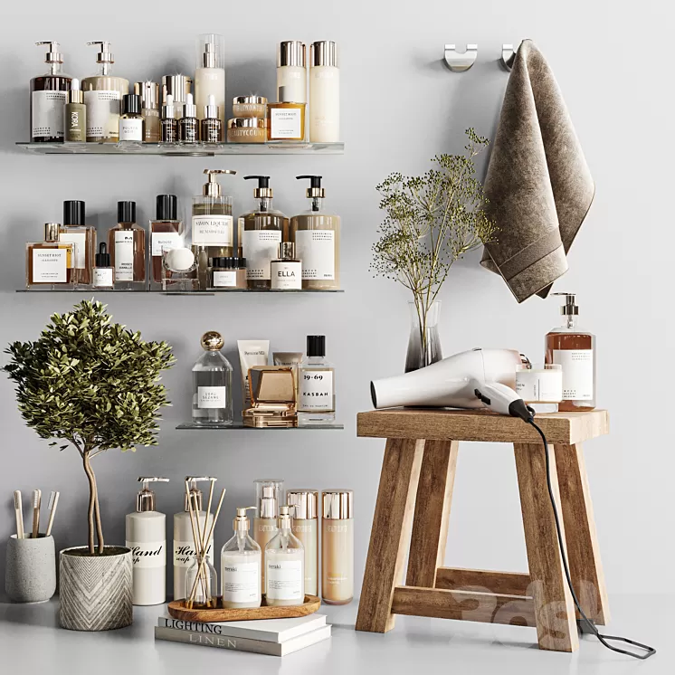 bathroom accessories 43 3D Model Free Download bathroom accessories 43 3D Model Free Download