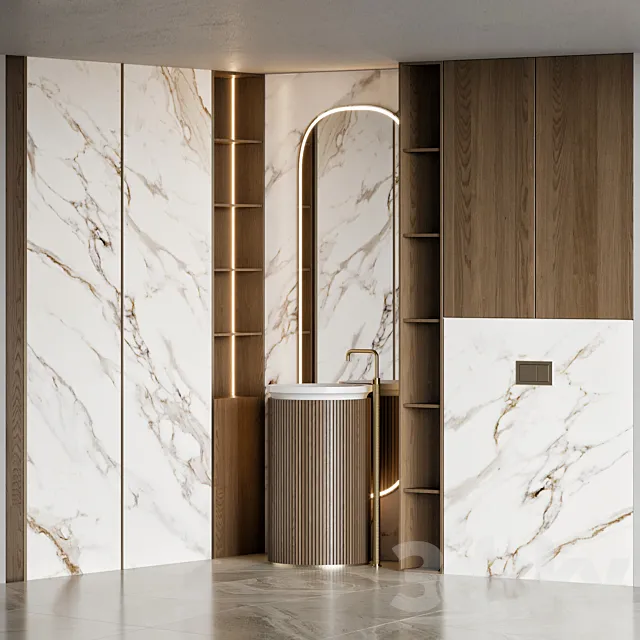 Bathroom Accessories 48 3D Model Bathroom Accessories 48 3D Model