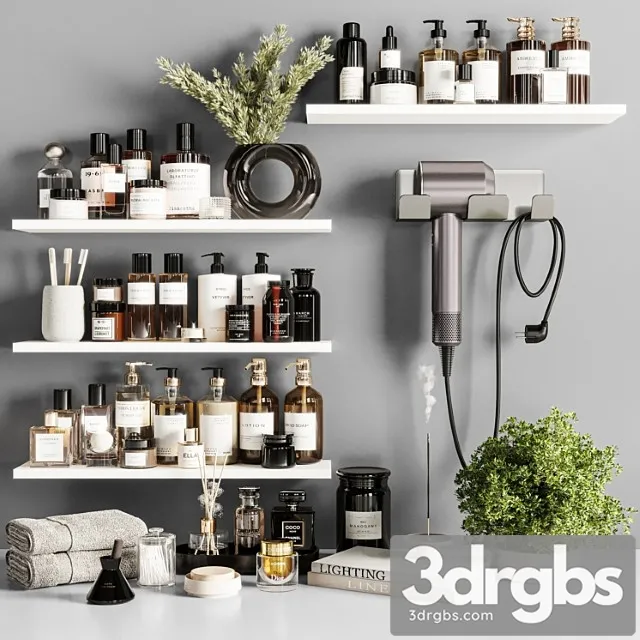 Bathroom Accessories 48 7 3D Model Download