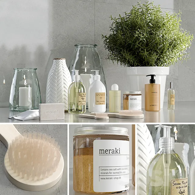 Bathroom accessories 5 3DModel