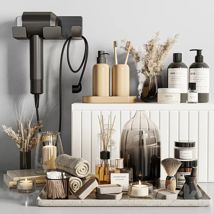 Bathroom accessories 50 3D Model Free Download Bathroom accessories 50 3D Model Free Download