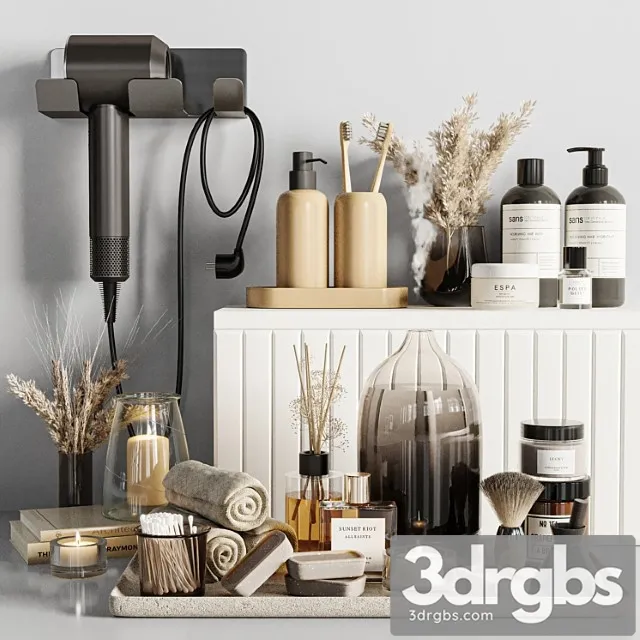 Bathroom Accessories 50 7 3D Model Download