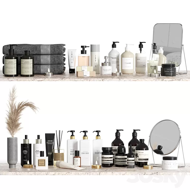 Bathroom Accessories 56 3D Model Free Download Bathroom Accessories 56 3D Model Free Download