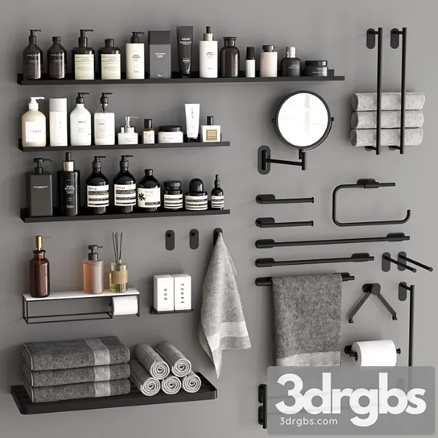 Bathroom Accessories 59 2 3D Model Download