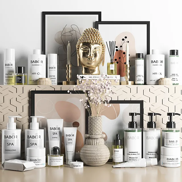 bathroom accessories 6 3D Model bathroom accessories 6 3D Model