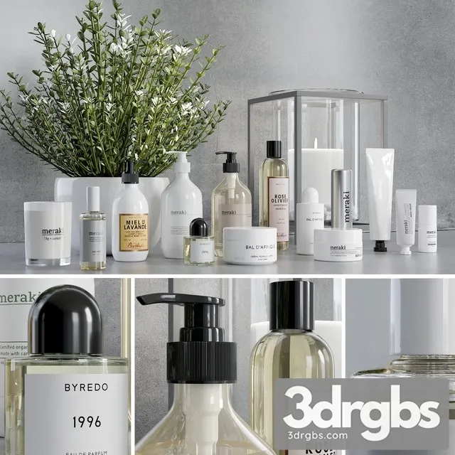 Bathroom Accessories 6 3D Model Download